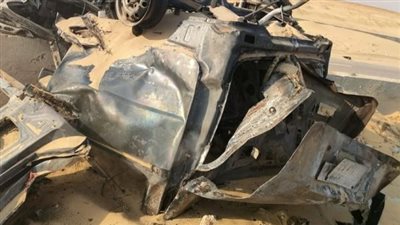 مصرع 7 أشخاص في انقلاب سيارة سوزوكي أعلى الطريق الإقليمي بأكتوبر
