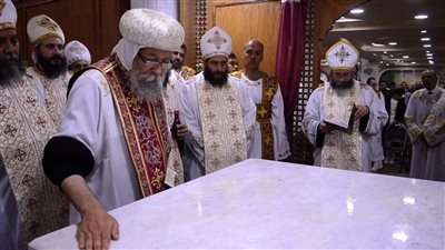 الأنبا إيلاريون يدشن كنيسة أبسخيرون القليني في إيبارشية البحيرة