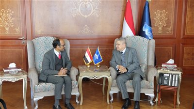 أسامة ربيع يلتقي ممثل الأمين العام للأمم المتحدة لبحث سبل التعاون المشترك