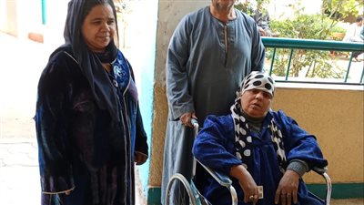 مشاركة ذوي الهمم وكبار السن في انتخابات الإعادة بلجنة جزيرة الأحرار بطوخ