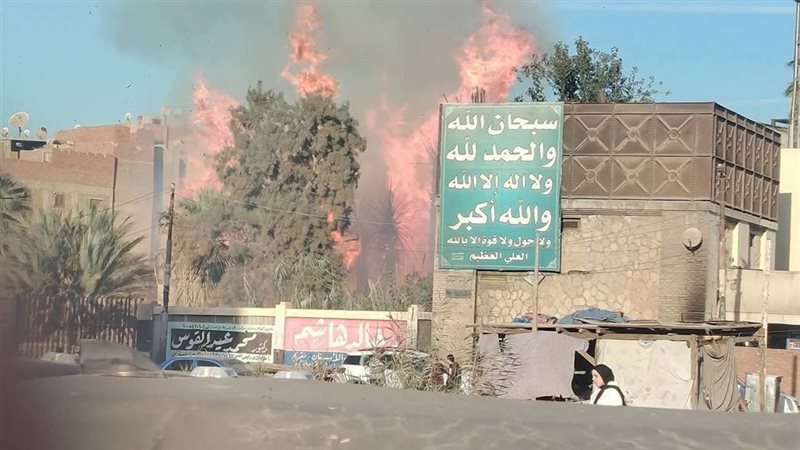 السيطرة علي حريق