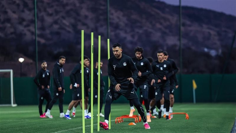منتخب مصر يستعد لزيمبابوي،