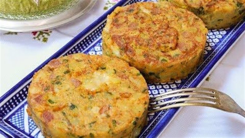 فطائر بطاطس بالجزر،