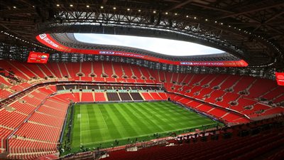 شاهد أجواء ملعب مولاي عبد الله قبل افتتاح كأس أمم أفريقيا 