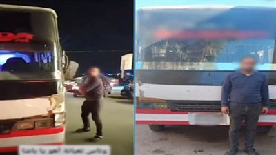 القبض على قائد أتوبيس أنزل الركاب في الطريق لتقسيم خط السير بالدقهلية بعد تداول فيديو 