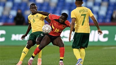 أمم أفريقيا 2025، جنوب إفريقيا تتعادل 1-1 مع أنجولا بالشوط الأول