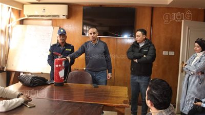 صحة بني سويف تنفذ تدريبًا عمليًا لـ35 موظفًا على السلامة المهنية