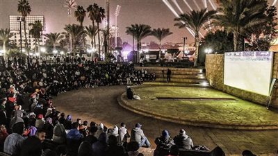 إقبال على مركز شباب الجزيرة لمتابعة مباراة مصر وزيمبابوي 