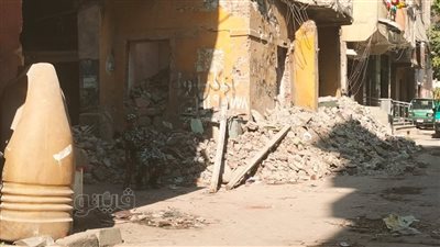 الدفاع المدني يرفع ركام عقار انهار في إمبابة بحثا عن ضحايا