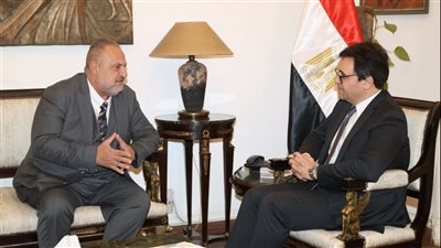 وزير الثقافة يلتقي الفنان خالد الصاوي لبحث إنشاء المركز الدولي للتدريب على فنون المسرح
