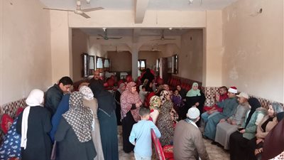 قافلة سكانية بقرية التفتيش برشيد استفاد منها 480 مواطنا