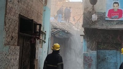 لقطات جديدة من موقع انهيار عقار إمبابة (صور) 