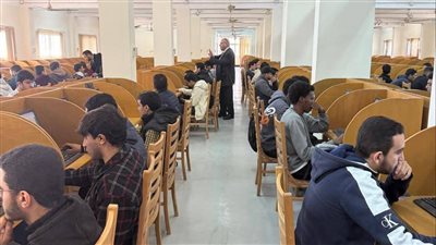 بنسبة نجاح 100٪، طب الأزهر تجري أول تجربة امتحان إلكتروني (صور) 