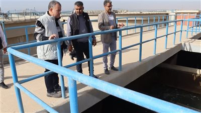 رئيس مياه الشرب بالفيوم يتفقد انتظام العمل بمحطة طامية 