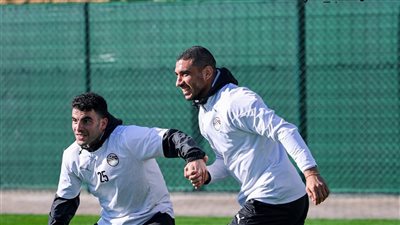 تفاصيل مران منتخب مصر بعد الفوز على زيمبابوي بأمم أفريقيا (صور)