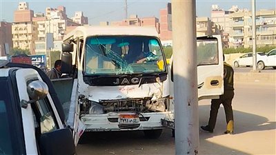 تصادم 5 سيارات على طريق القاهرة - الإسكندرية الزراعي بطنطا (فيديو) 