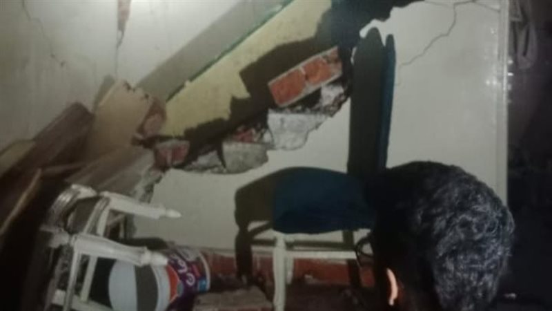  إنهيار جزء من عقار