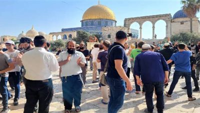 مستوطنون يقتحمون المسجد الأقصى بحماية قوات الاحتلال