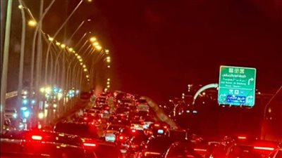 تكدس مروري في الرياض بسبب حفل تامر عاشور 