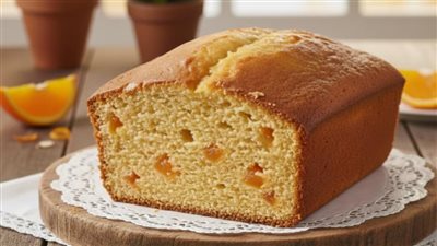 مناسبة لأجواء الكريسماس، طريقة عمل كيك البرتقال بالخلاط بدون بيض