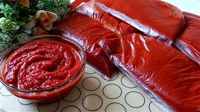 استعدادا لشهر رمضان، طريقة تفريز صلصة الطماطم 