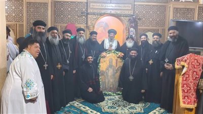 إيبارشية إسنا تحتفل بعيد استشهاد الأنبا أمونيوس