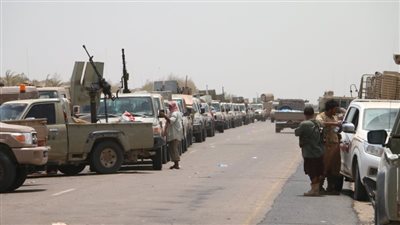 قوات العمالقة ترسل تعزيزات عسكرية لدحر الحوثي في شبوة | فيديو