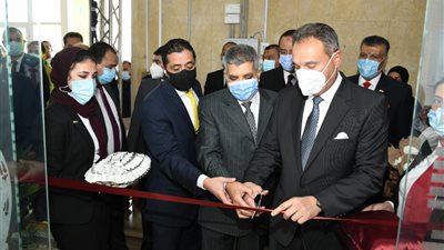 الفريق أسامة ربيع يشهد افتتاح فرع بنك مصر داخل مبنى الإرشاد بالإسماعيلية| صور