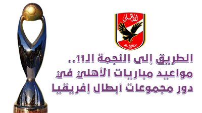الطريق إلى النجمة الـ11.. مواعيد مباريات الأهلي في دور مجموعات أبطال إفريقيا| إنفوجراف