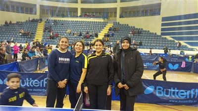 تنس الطاولة بنات بمدينة نصر يحصد المركز الثاني في دوري الجمهورية