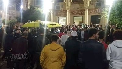 تشييع جثمان طفلة سقطت من الطابق الرابع في الشرقية