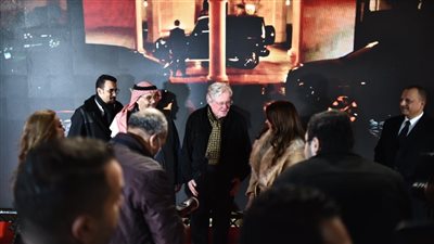 حسين فهمي وبشرى وأمير المصري في العرض الخاص لفيلم 