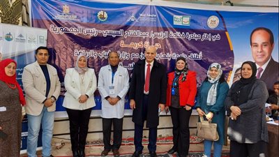 الكشف الطبي على 450 حالة ضمن مبادرة حياة كريمة بالقليوبية