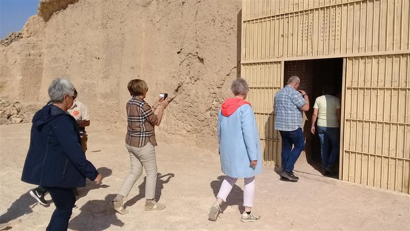جانب من الزيارة 