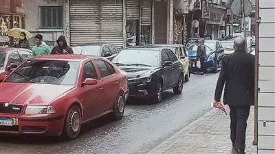 هطول أمطار غزيرة على الإسكندرية وسط موجة صقيع | صور