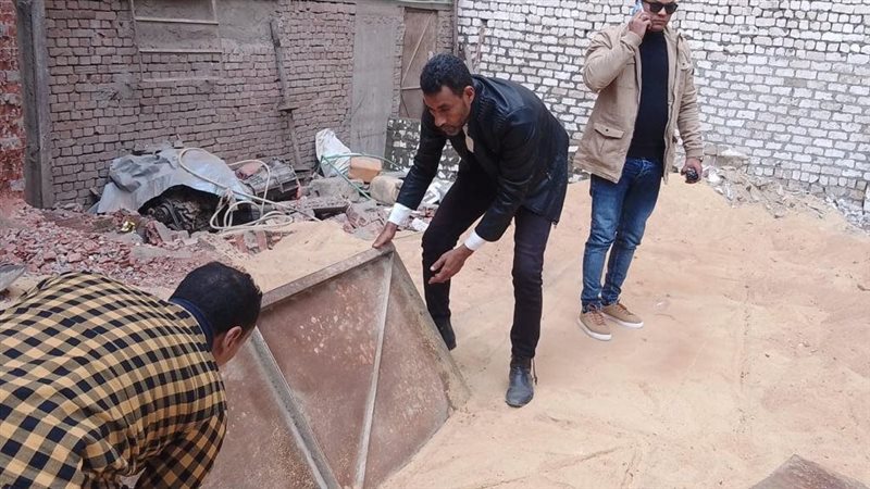 ضبط أعمال بناء مخالف