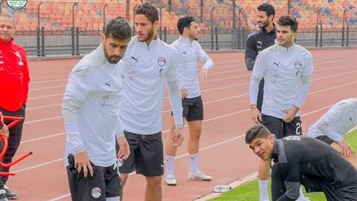 أول ظهور لـ رمضان صبحي وعبد الله السعيد بتدريبات المنتخب استعدادًا لأمم أفريقيا 