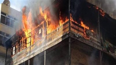 السيطرة على حريق منزل مكون من طابقين في الإسماعيلية