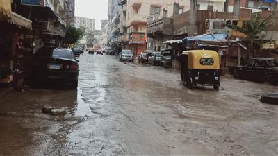 هطول أمطار غزيرة على الإسكندرية | فيديو وصور 