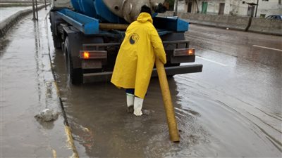 نوة رأس السنة تغرق شوارع الإسكندرية |صور 