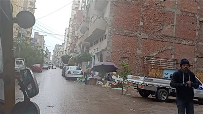 لحظة هطول الأمطار على أرجاء الدقهلية| فيديو وصور