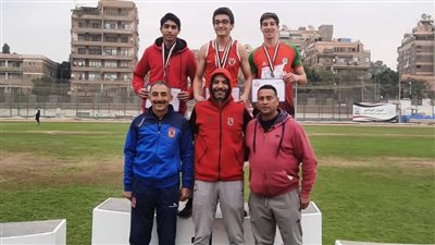 ألعاب قوى الأهلي | تتويج فريق تحت 18 عاما بطلا للجمهورية