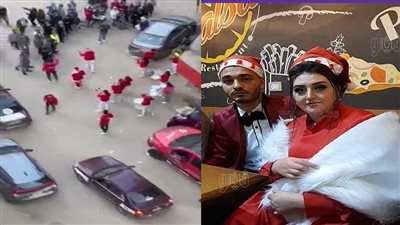 زفة بابا نويل والمزمار.. أبرز مشاهد احتفالات الشراقوة بالعام الجديد | فيديو وصور