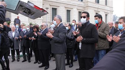 تشييع جنازة جابر عصفور من جامعة القاهرة | فيديو وصور 