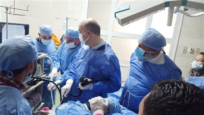 لأول مرة بمستشفيات صحة أسيوط تركيب بالون المعدة لمريضة عن طريق المنظار