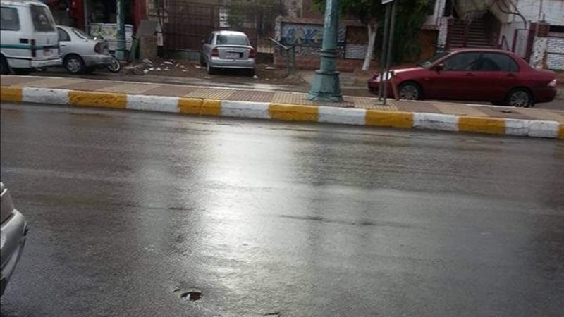 امطار تضرب المنيا