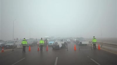 بسبب الشبورة.. إغلاق طريق الإسكندرية الصحراوي أمام حركة المرور