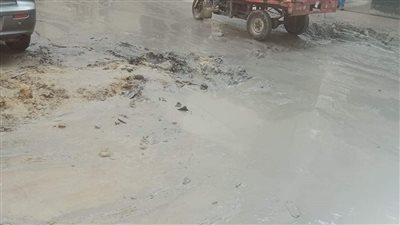  مياه الأمطار تحول شوارع الإسكندرية لبرك طينية 