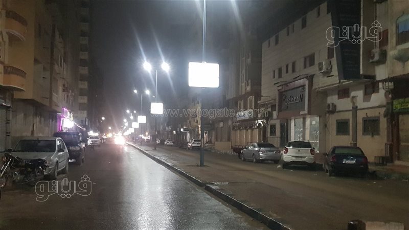 أمطار غزيرة على مرسى