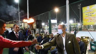 انطلاق شعلة النسخة الثالثة من الأولمبياد الرياضى للمحافظات الحدودية | صور